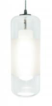 AFX Lighting, Inc. HRP1000L30D1SNCL - Hermosa LED Pendant - 3000K - 120V - Satin Nickel - Clear