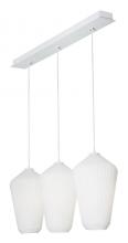 AFX Lighting, Inc. LOLP11WHLNR3 - Lola 3 Light Linear Pendant,120V,White