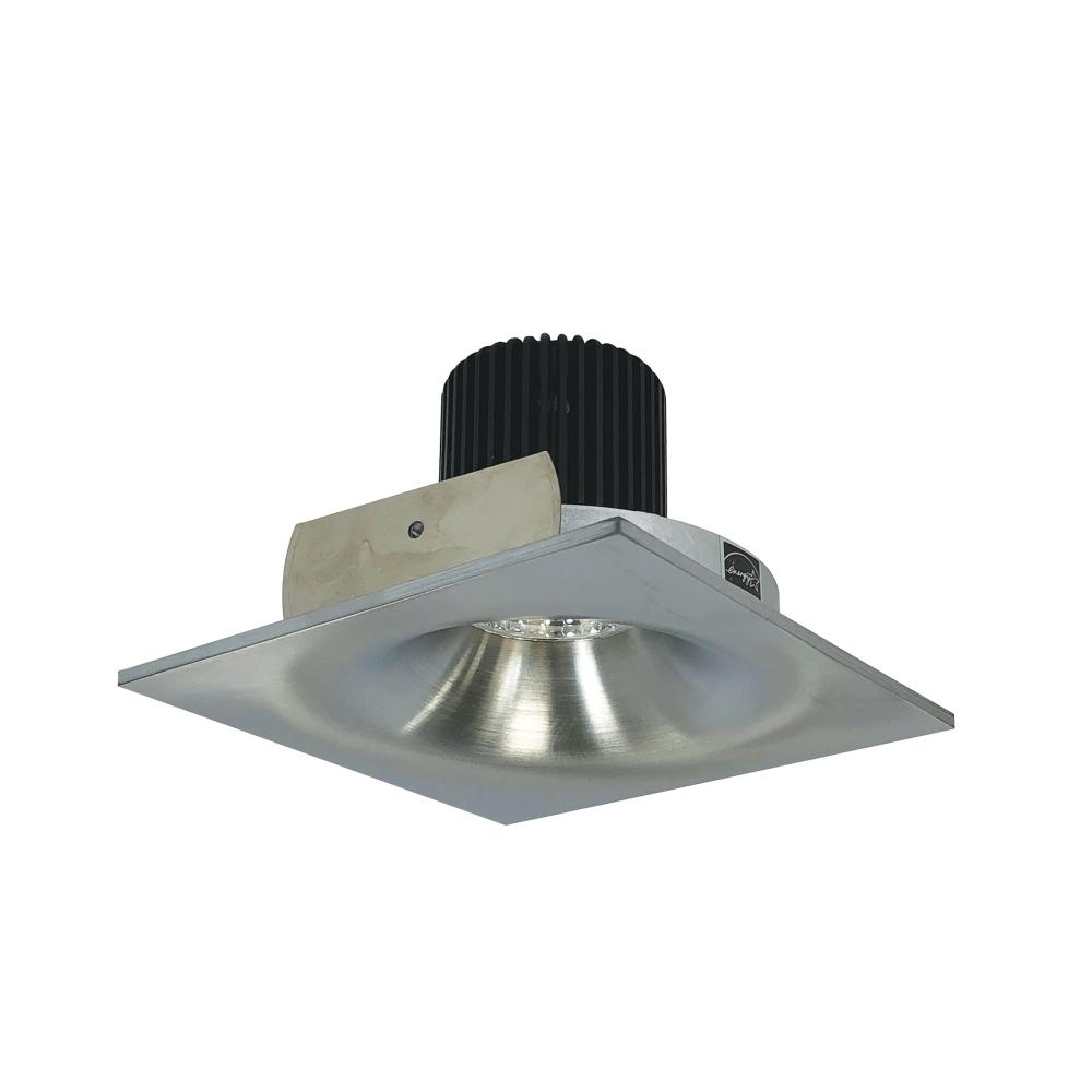 4" Iolite LED Square Bullnose, 1000lm / 14W, 4000K, Natural Metal Finish