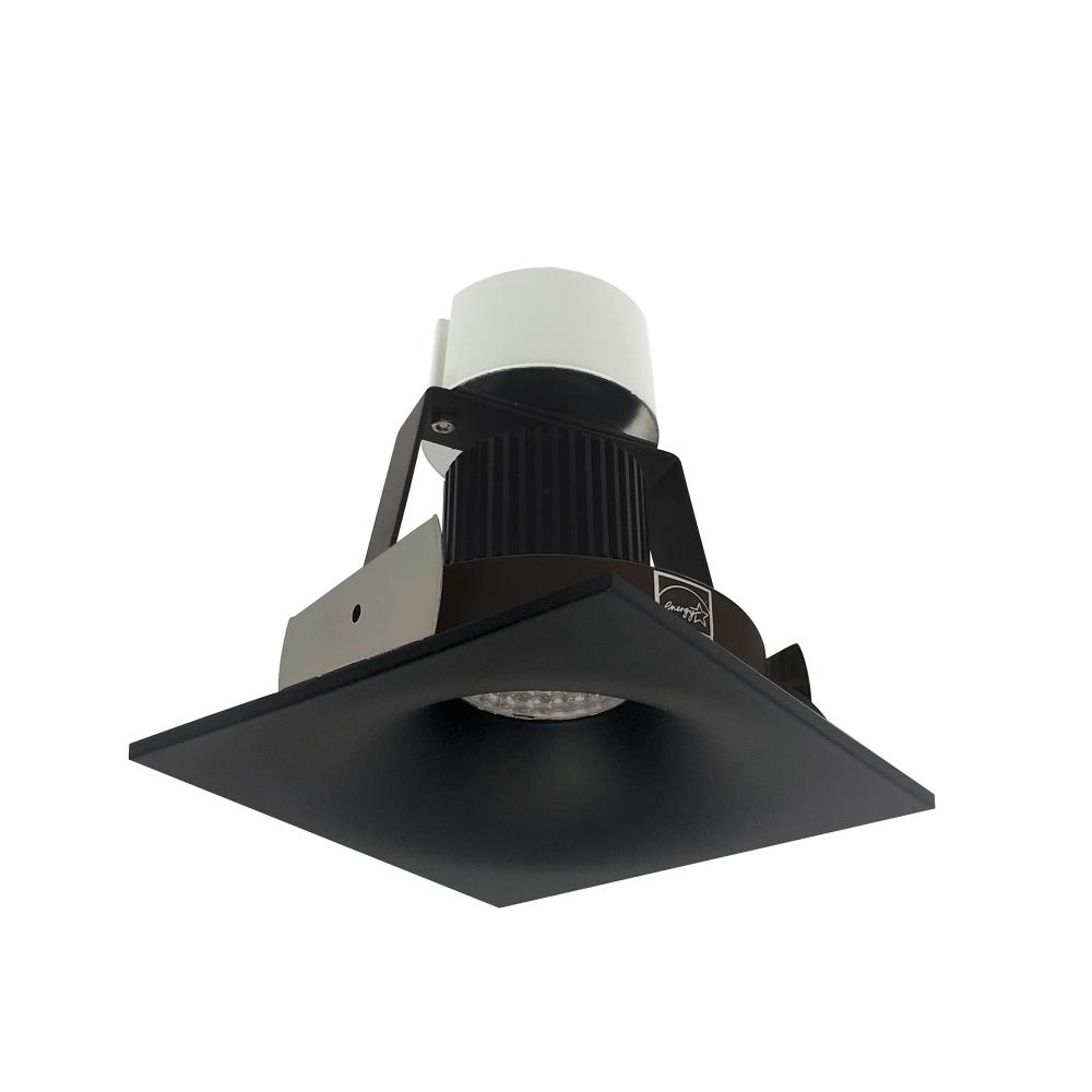 4" Iolite LED Square Bullnose Retrofit, 1000lm / 12W, 3000K, Black Finish