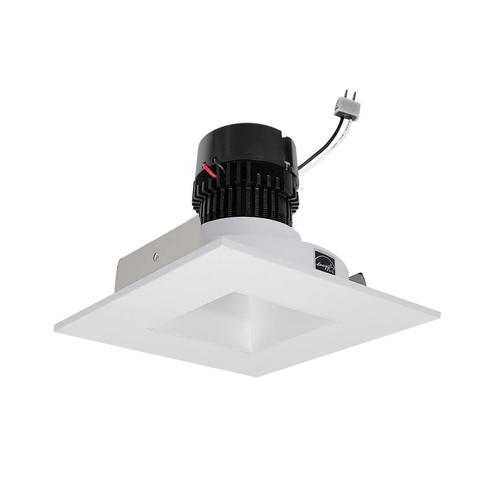 4" Pearl Low Voltage LED Square Retrofit Reflector with Square Aperture, 1100lm / 11W, 2700K,