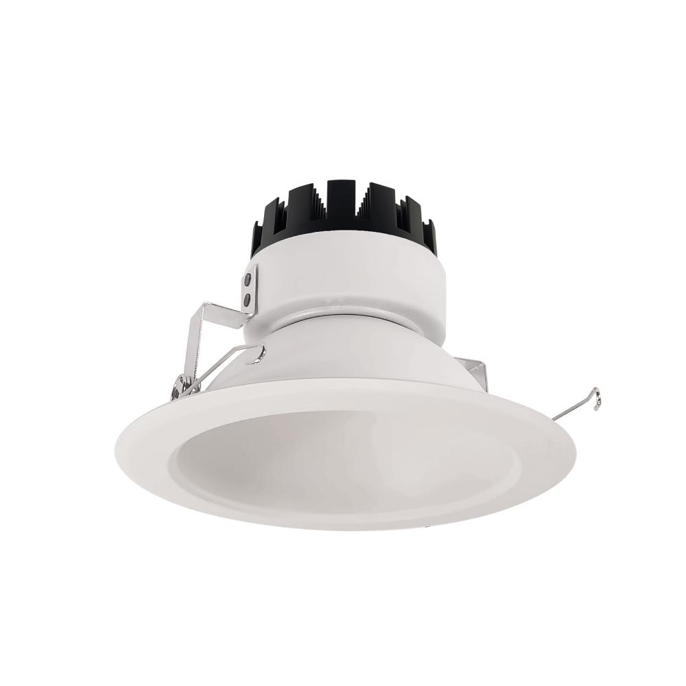 6" Marquise III Round Open Reflector, 900lm, 3000K, Narrow Flood Optic, White Reflector/White