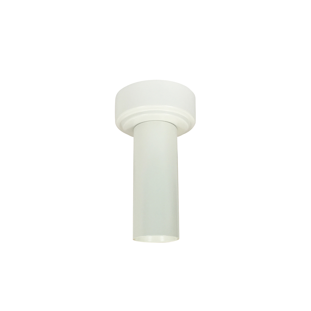 2" iLENE 12" Stem Mount Mini Cylinder, 1000lm, 15W, 3000K, White, 120V Triac/ELV Dimming