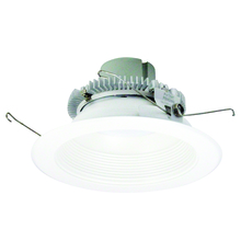 Nora NLCBC2-65235MPW/A - 6" Cobalt Click LED Retrofit, Baffle, 750lm / 10W, 3500K, Matte Powder White Baffle / Matte