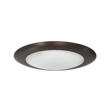 Nora NLOPAC-R650930ALTZ - 6" AC Opal LED Surface Mount, 1050lm / 15W, 3000K, Light Bronze finish