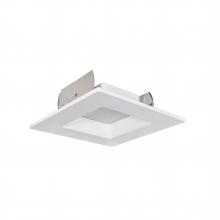 Nora NOXAC-43640WW/HL - 4" AC Onyx Square LED Retrofit Reflector, 1000lm / 14.5W, 4000K, White Finish