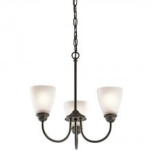 Kichler 43637OZL18 - Mini Chandelier 3Lt LED