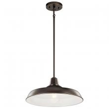 Kichler 49993OZ - Outdoor Pendant/Semi Flush 1Lt