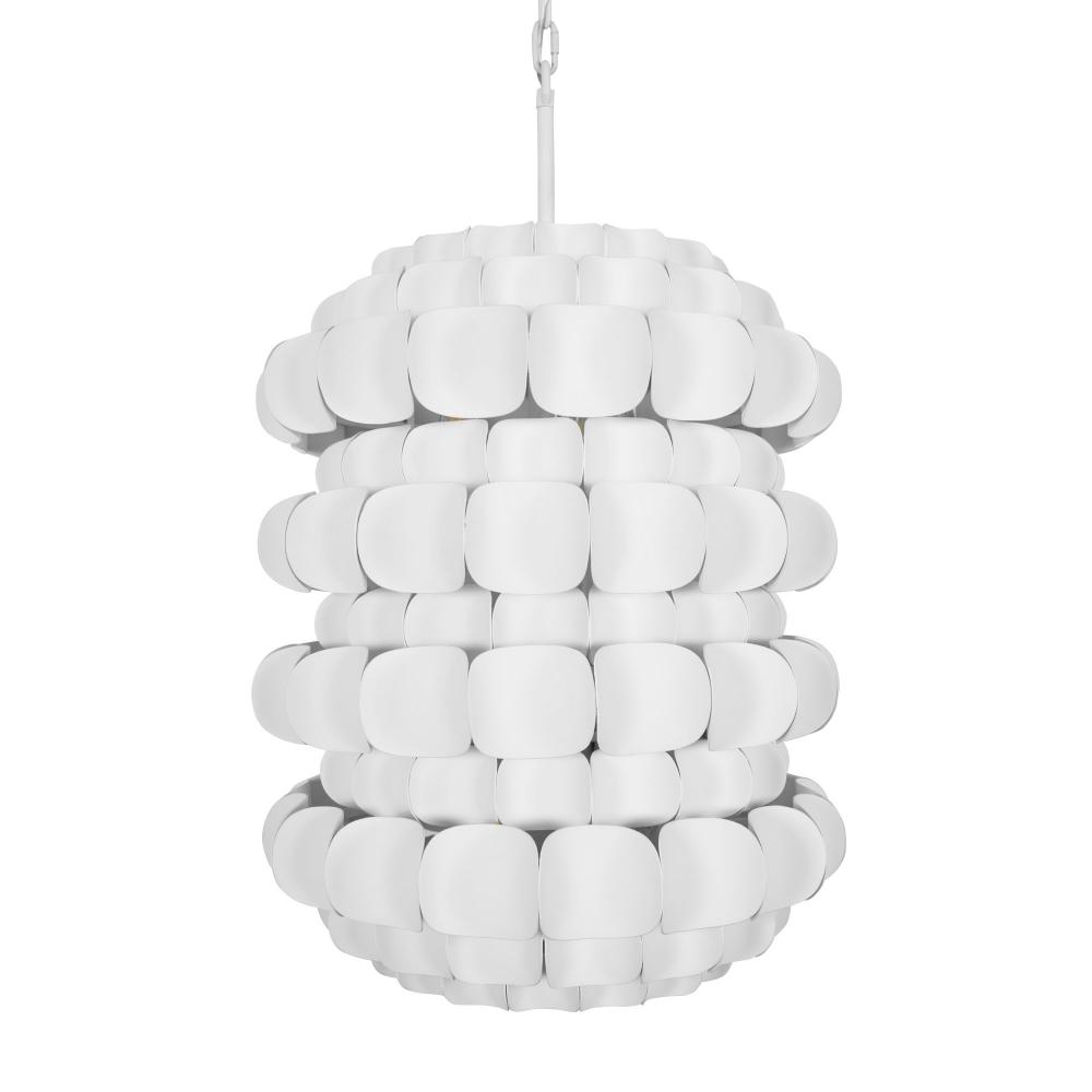 Swoon 6-Lt Foyer - Matte White