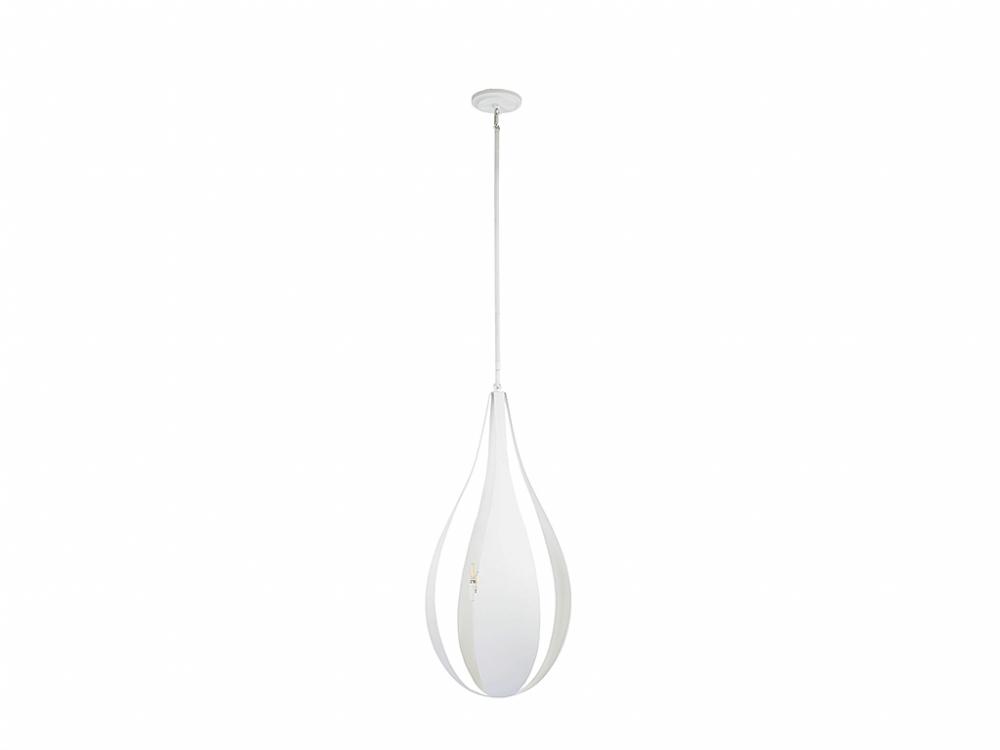 Bali 6-Light Pendant in White Cashmere