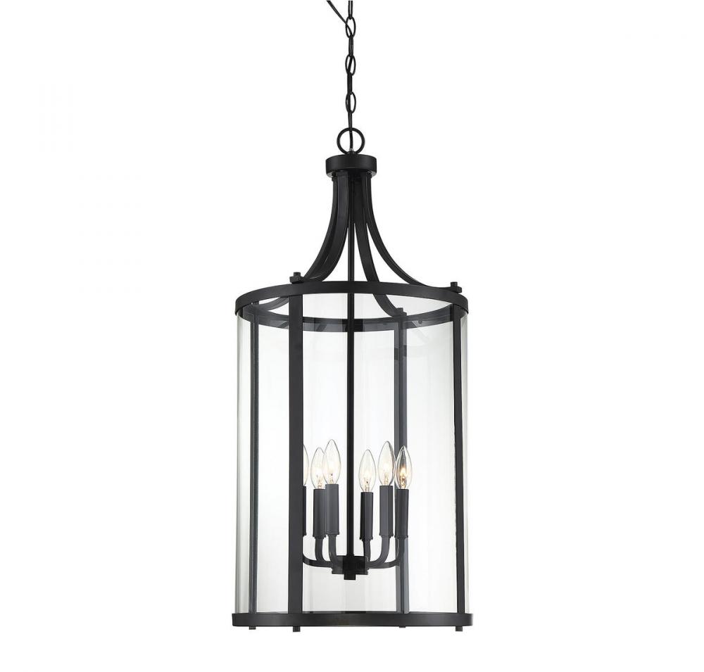 Penrose 6-Light Pendant in Black