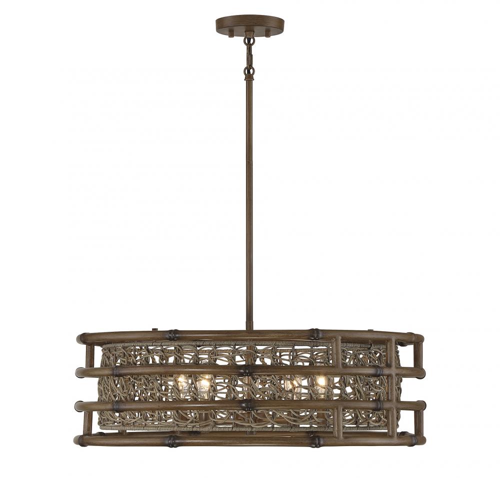 Treviso 5-Light Pendant in Grapevine