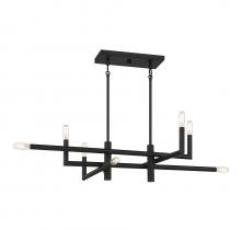 Savoy House 1-1624-8-89 - Cristofer 8-Light Linear Chandelier in Matte Black