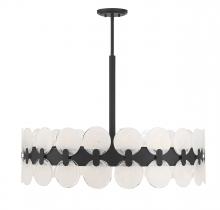 Savoy House 1-3722-10-89 - Boca 10-Light Chandelier in Matte Black