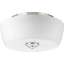 Progress P350061-009 - Leap Collection Two-Light 14" Flush Mount