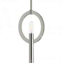 Progress P5061-104 - Draper Collection One-Light Polished Nickel Luxe Mini-Pendant Light