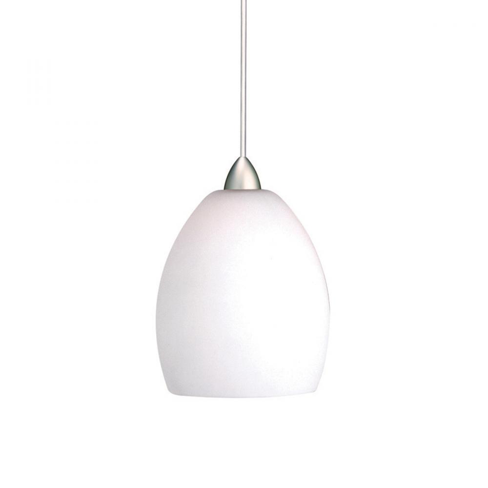 One Light Nickel Track Pendant