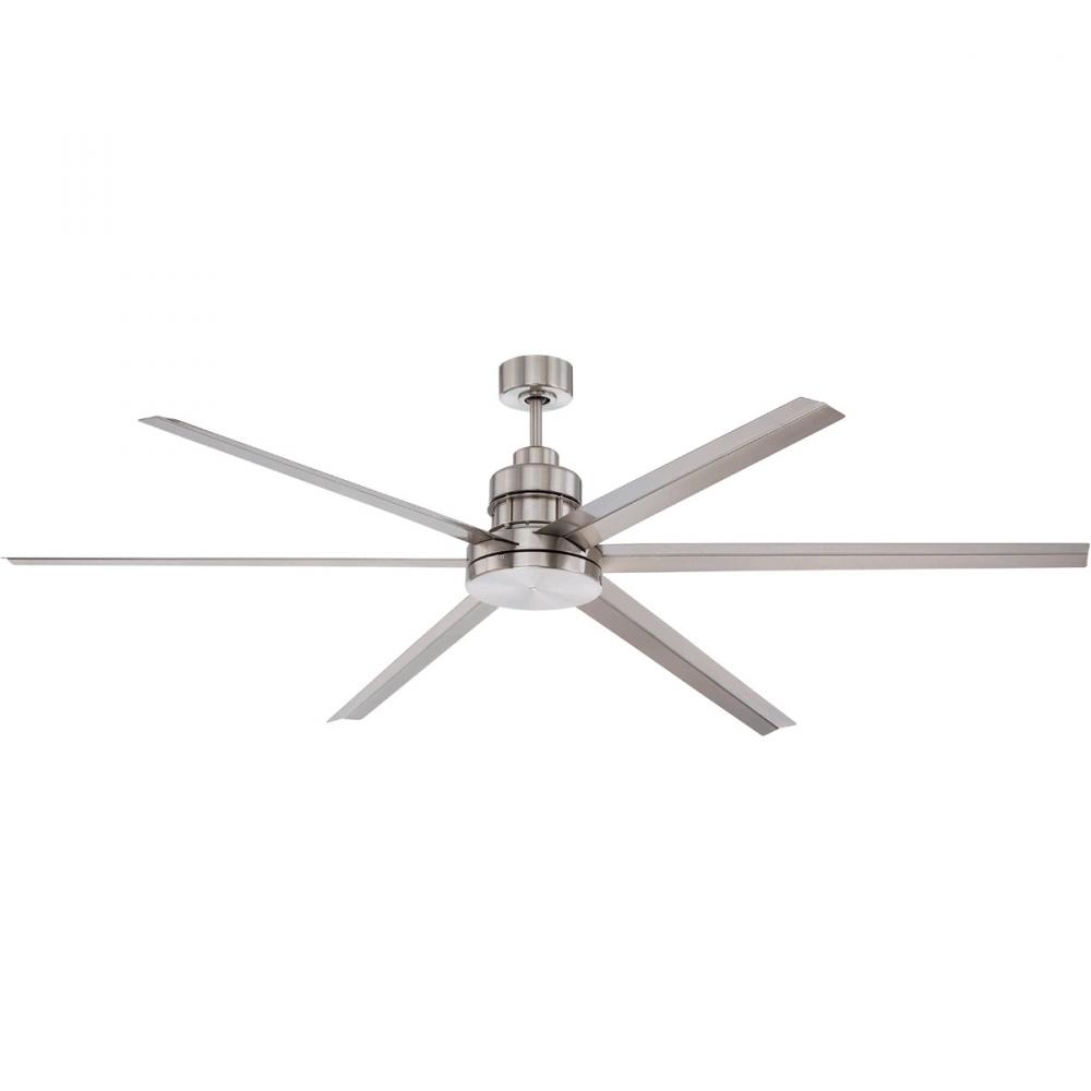 72" Mondo in Brushed Polished Nickel w/ Brushed Polished Nickel Blades