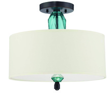 Craftmade 36652-RW - Emory 2 Light Semi Flush in Raven's Wash