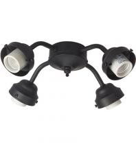 Craftmade F400-FB-LED - Universal 4 Light Fitter in Flat Black