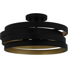 Quoizel QSF6223MBK - Quoizel Semi-Flush Mount