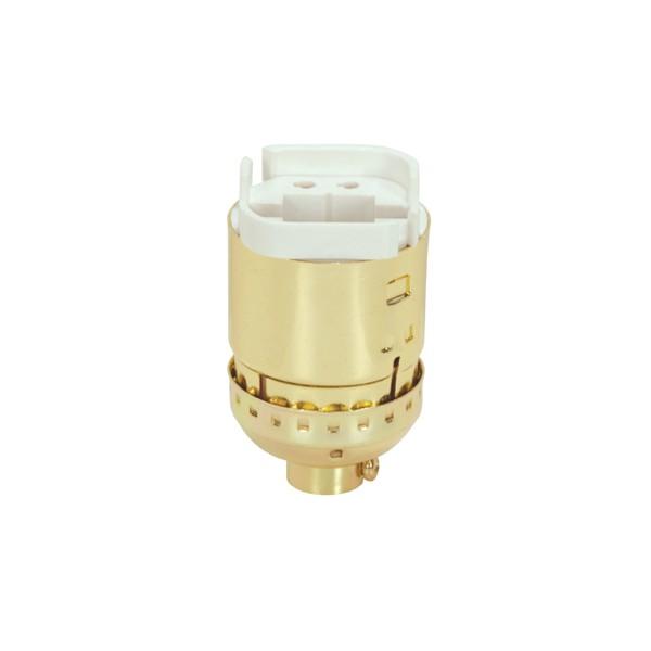 Lampholder Fluorescent 4-Pin Lampholder; 13W Brite Gilt Socket With Fluorescent GX24q And GX24q-1;