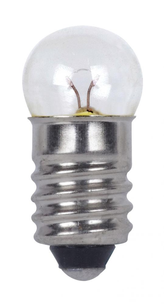 0.37 Watt miniature; G3 1/2; 10 Average rated hours; Miniature Screw base; 1.25 Volt