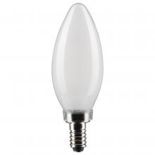 Satco Products Inc. S21280 - 5.5 Watt B11 LED; Frost; Candelabra base; 90 CRI; 4000K; 120 Volt