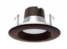 Satco Products Inc. S39847 - 8.5 watt LED Downlight Retrofit; 4"; 3000K; 120 volts; Dimmable; Bronze Finish