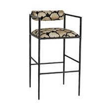  4707 - Barbana Bar Stool Ocelot Embroidery