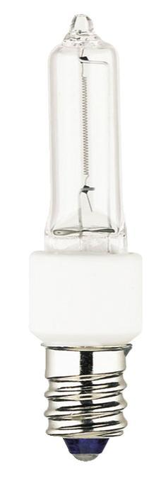 40W T3 Halogen Single-Ended Xenon Krypton Clear E12 (Candelabra) Base, 120 Volt, Box