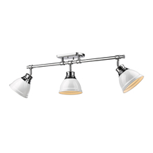 Golden 3602-3SF CH-WH - Duncan Semi-Flush - Track Light