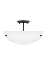 Generation Lighting 7715202EN3-710 - Two Light Semi-Flush Convertible Pendant