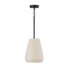 Capital 354213IV - 1-Light Handcrafted Terracotta Pendant in Ivory and Matte Black