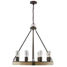 Capital 430681SS - 8 Light Chandelier