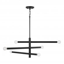 Capital 451262MB - 6-Light Modern Sputnik Chandelier in Matte Black