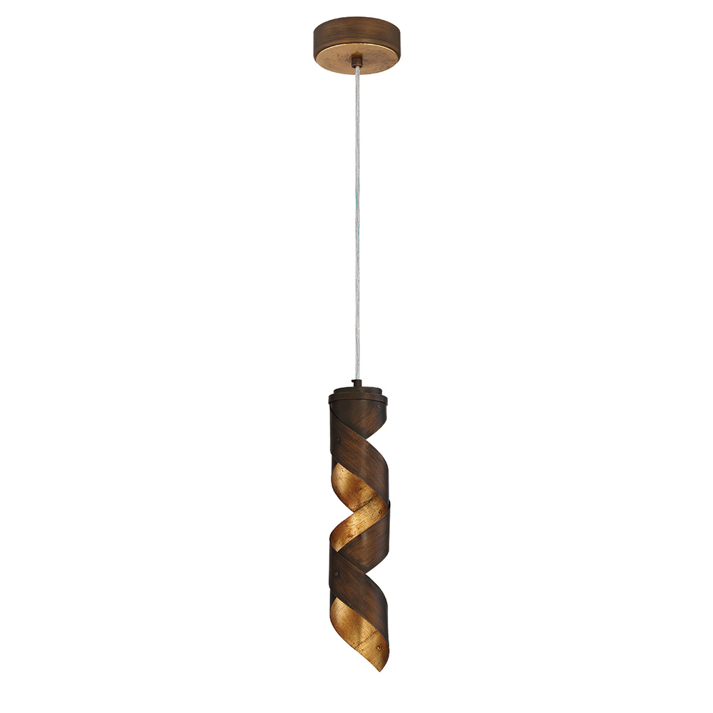 Banderia, 1LT LED Pendant, Brz