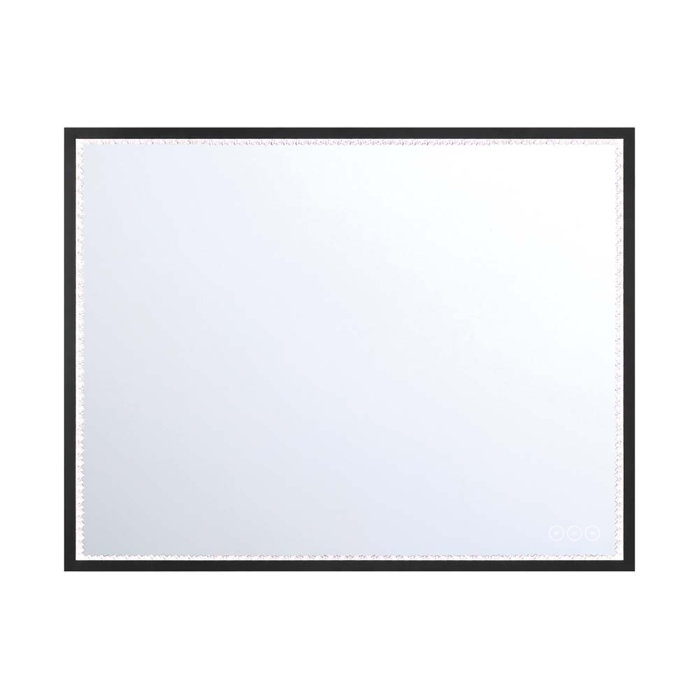 Cerissa 36" Rectangular Mirror in Black