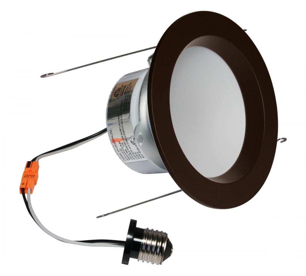 5-Inch E-Pro Dark Bronze 3000 Kelvin LED Recessed Down Light