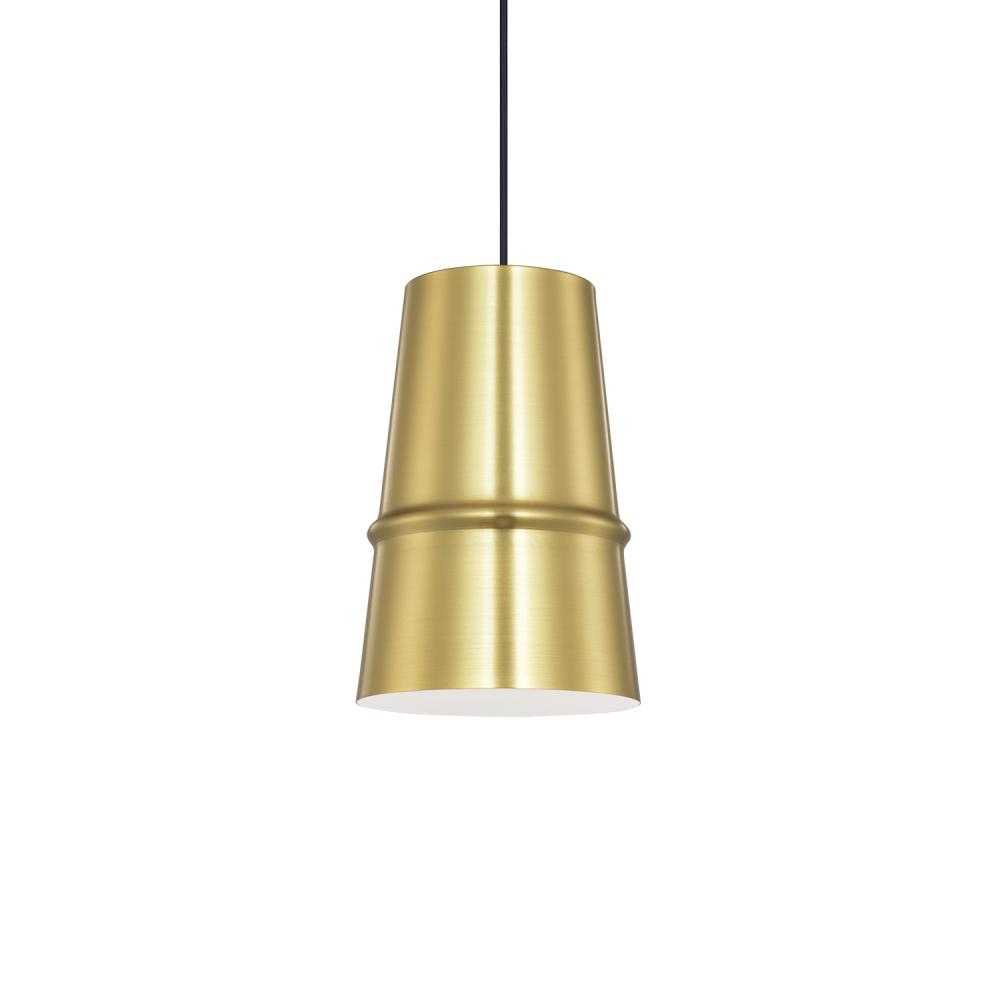 Castor 8-in Gold 1 Light Pendant