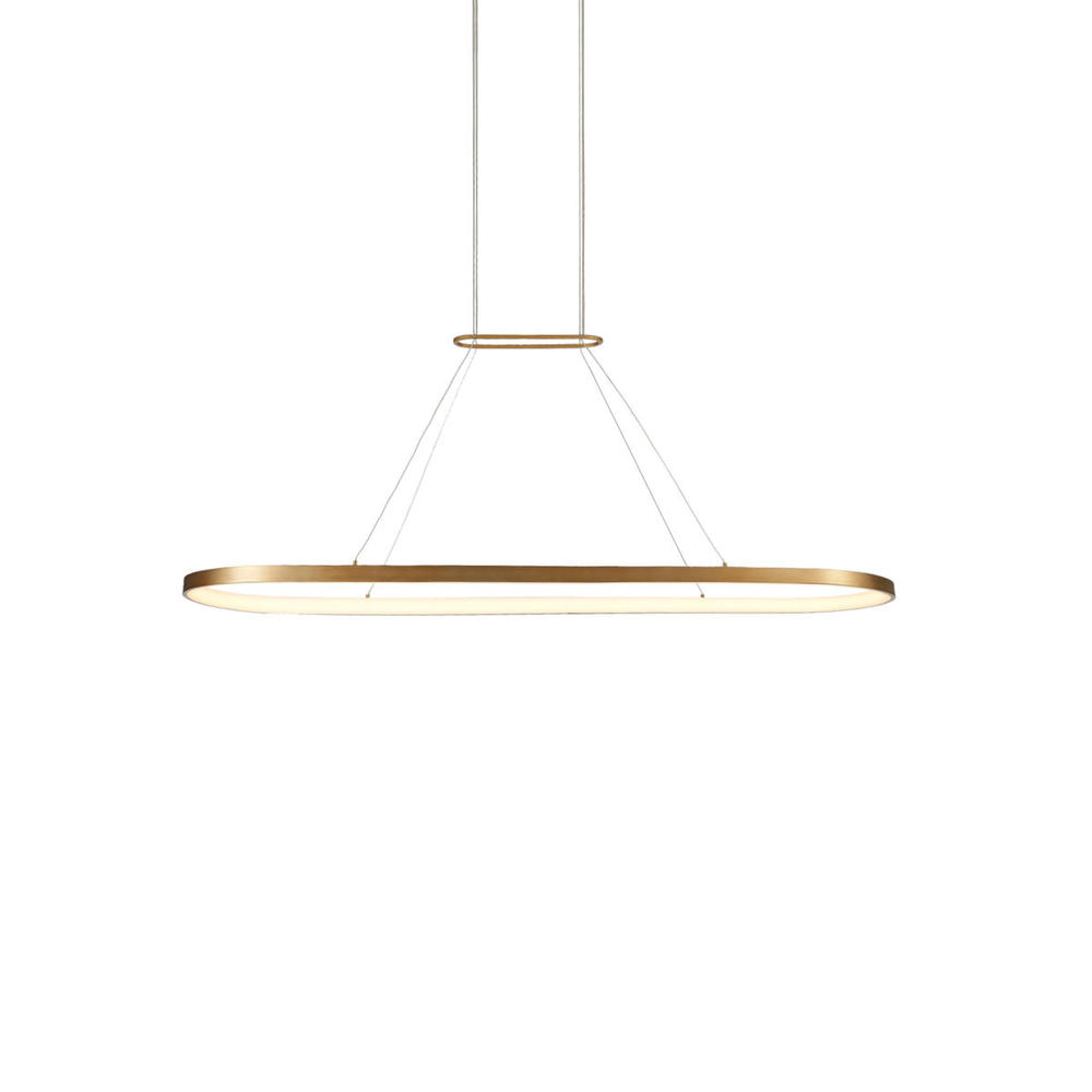 Eerie 47-in Antique Brass LED Pendant