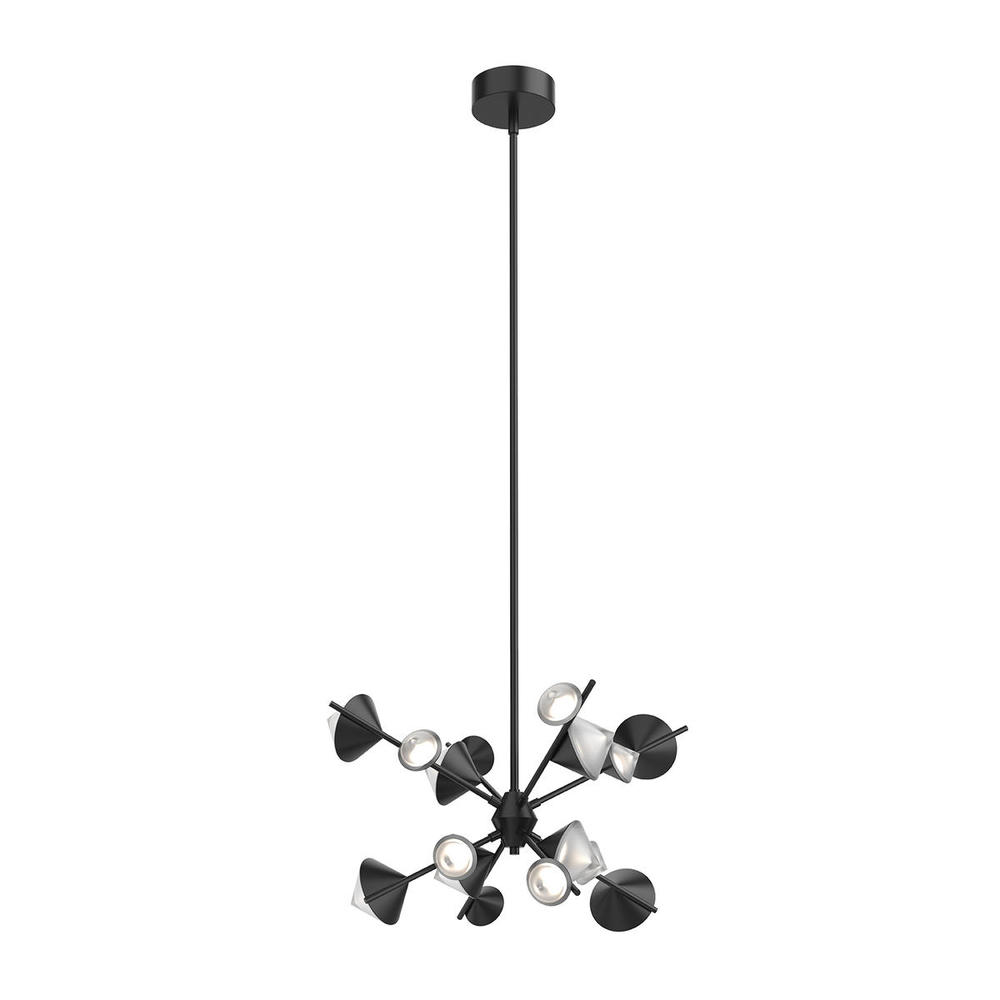 Geode 25-in Black LED Chandeliers