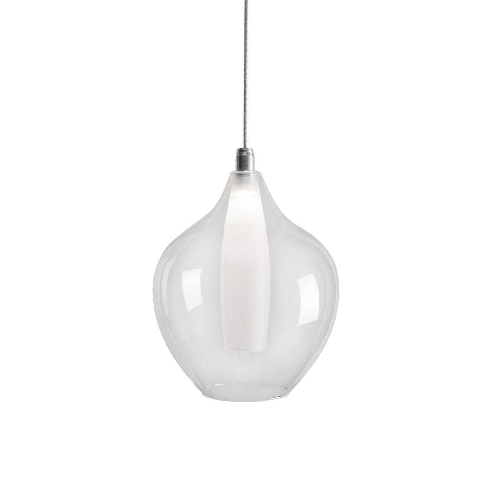 Victoria 7-in Chrome LED Pendant