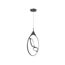 Kuzco Lighting Inc PD84324-BK - Serif 24-in Black LED Pendant