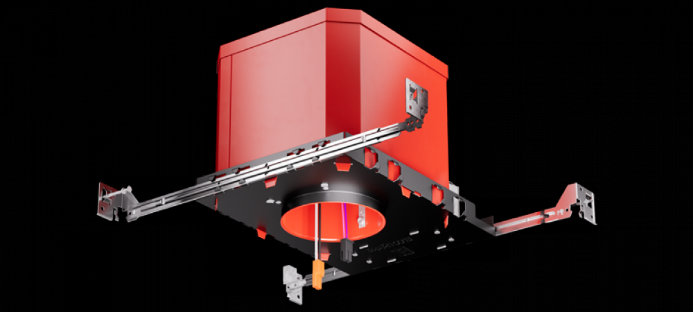 4`` 2HR FIRE RATED LED HSNG 0-10DIM