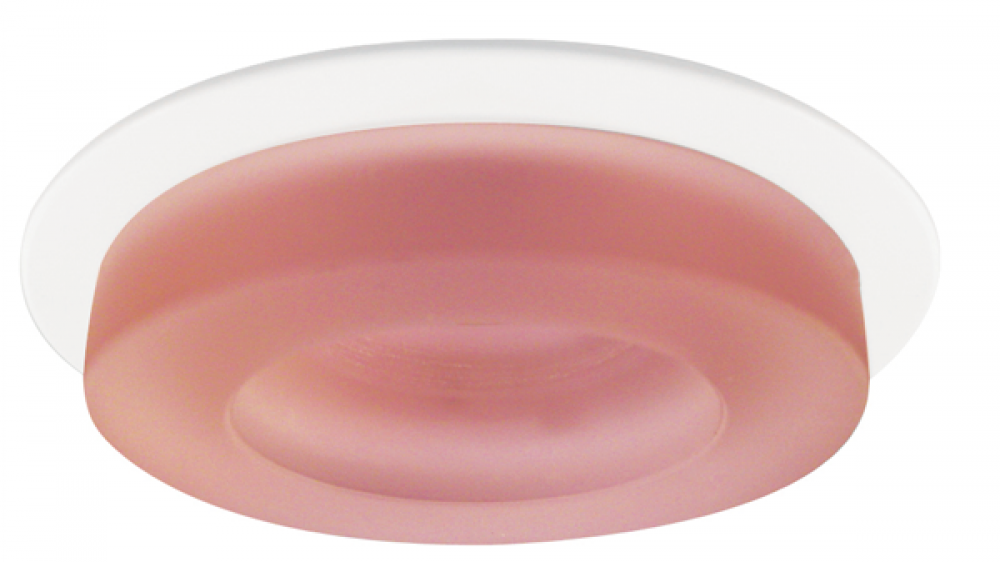 4`` FROSTED GLASS TRIM RED