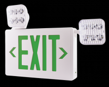 Elco Lighting EE94HG - LED Exit Sign and LED Emergency Light Combo