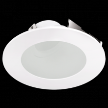 Elco Lighting ELK4349H - 4? Universal Sloped Ceiling Koto Trim with Frosted Lens