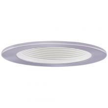 Elco Lighting EL1494WN - 4"Adjustable Phenolic Deep Step Baffle Trim