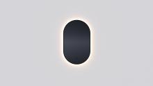 Oxygen 3-1401-15 - ARGO 22x36 CAPSULE LED MIRROR - BK